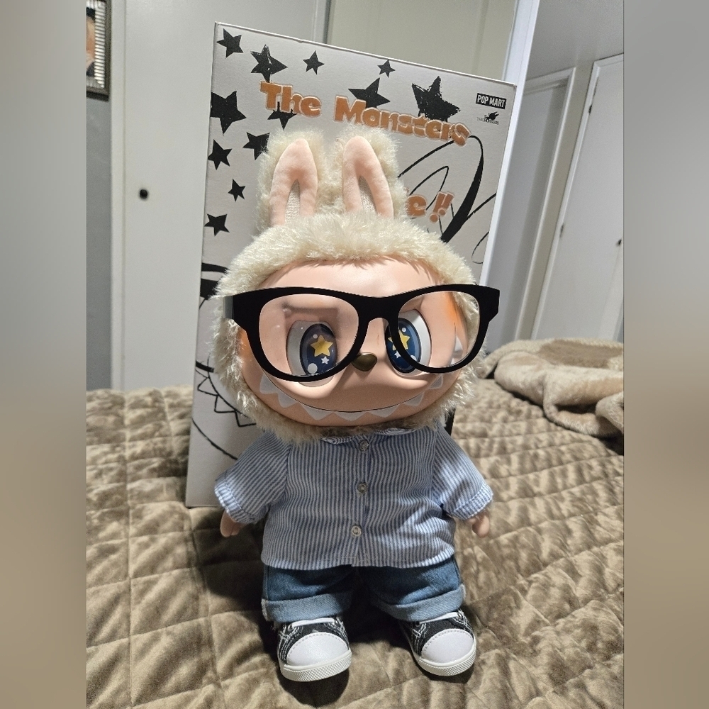 Pop Mart THE MONSTERS FLIP WITH ME Vinyl Plush , Doll Used For Display Only - Picture 3 of 7